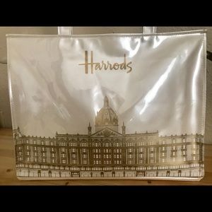 Authentic Harrods shoulder tote bag, size big.